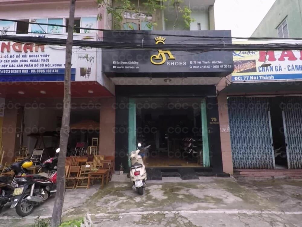 Mặt bằng chung chủ 40.5m² tại Núi Thành, quận Hải Châu, có thang cuối nhà