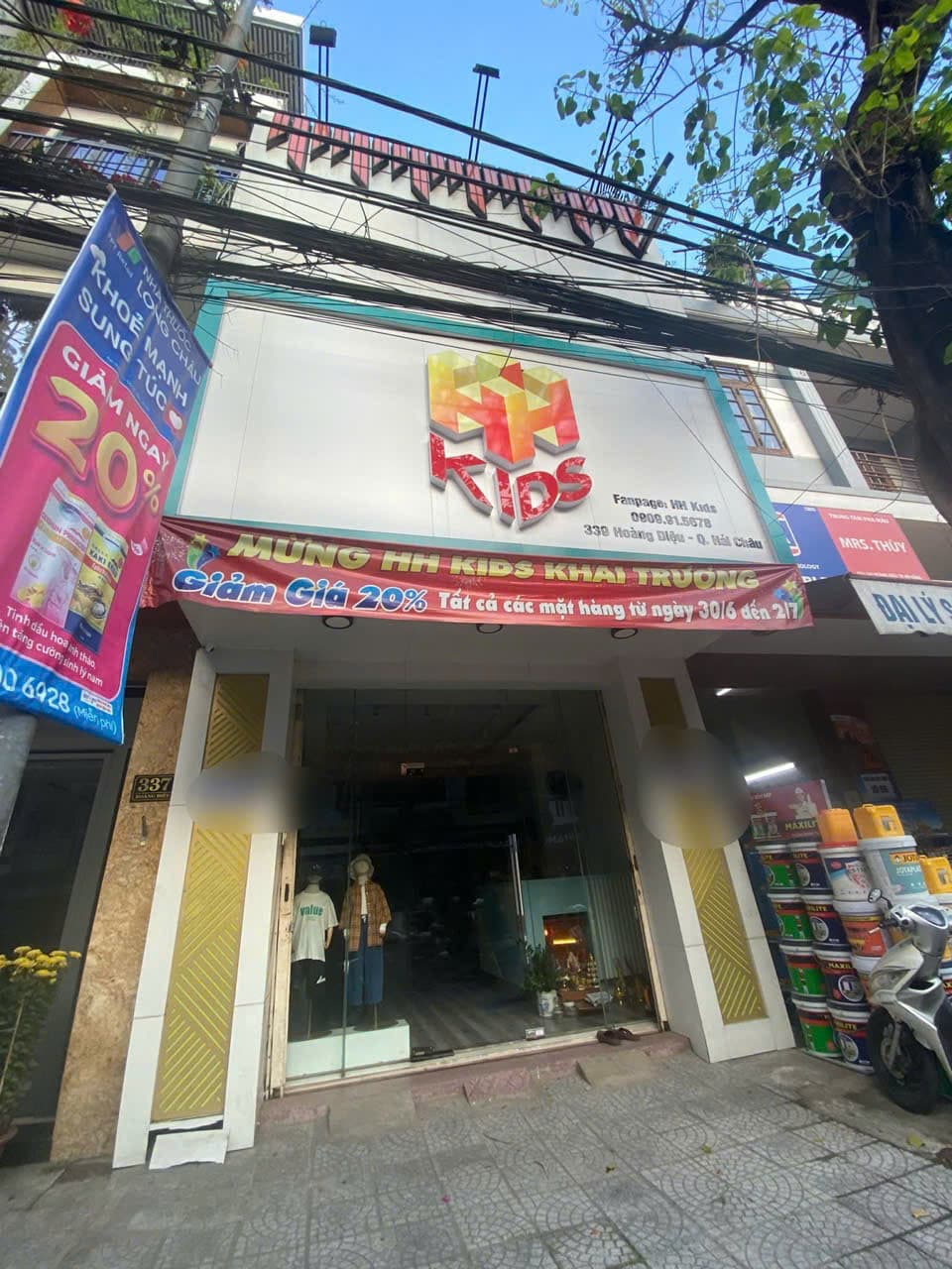 Mặt bằng kinh doanh 50m2 tại Hoàng Diệu, quận Hải Châu, phù hợp cho thuê dài hạn