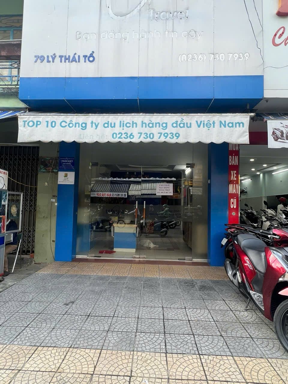 Mặt bằng kinh doanh 79 Lý Thái Tổ, quận Thanh Khê, diện tích 80m², phù hợp văn phòng công ty