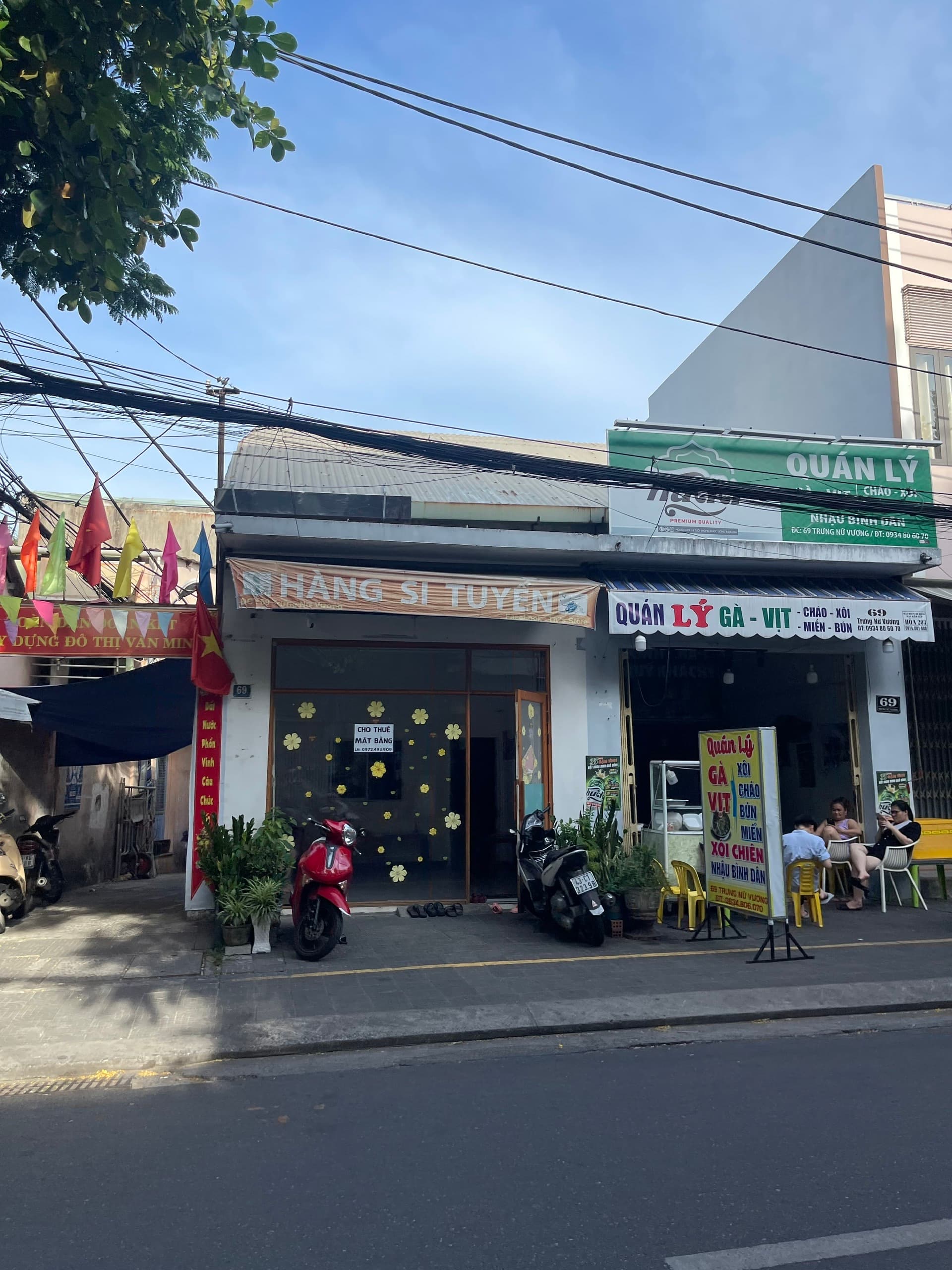 Mặt bằng kinh doanh lối đi riêng diện tích 18m2 tại Trưng Nữ Vương