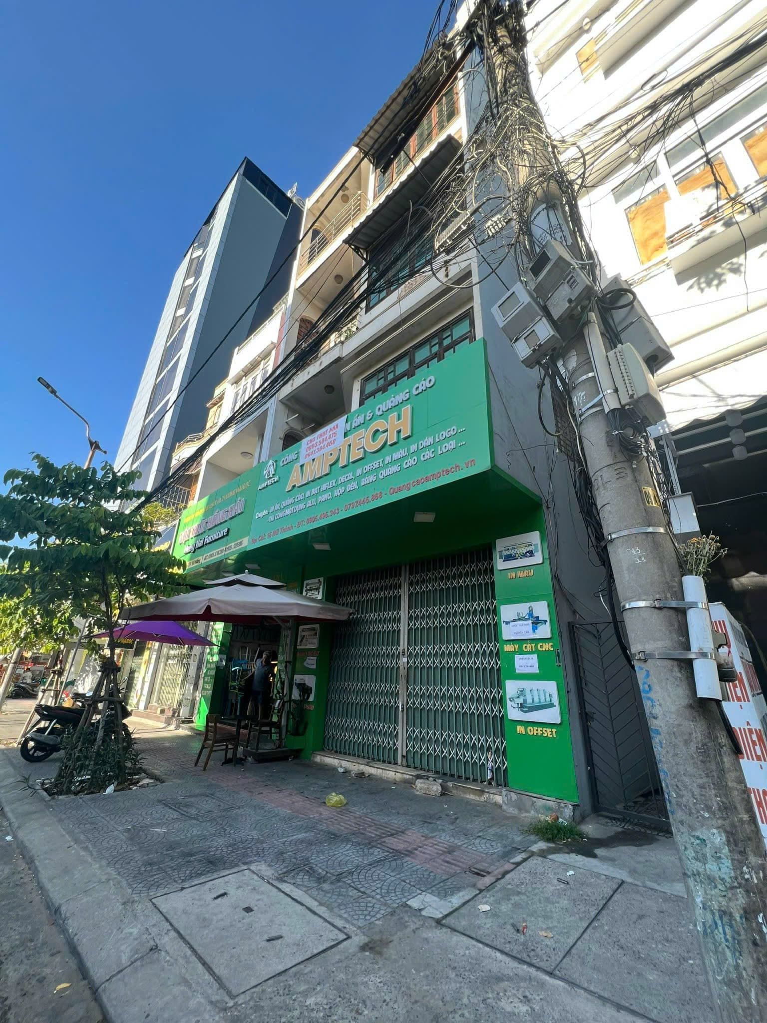 Nhà nguyên căn 4 tầng đường Núi Thành, quận Hải Châu, phù hợp ở và kinh doanh