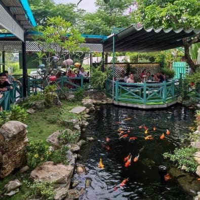 Mặt bằng kinh doanh 2 tầng đường Thăng Long, view sông, sân vườn hồ cá
