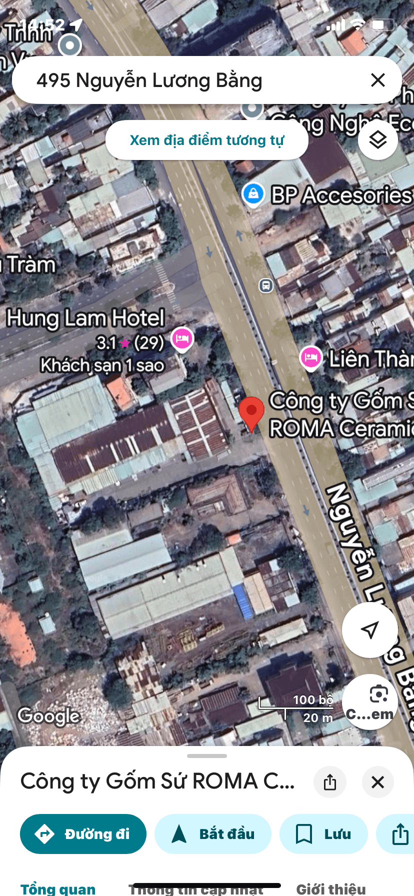 Kho cho thuê 700m2 tại đường Nguyễn Lương Bằng, có phòng cháy chữa cháy đầy đủ