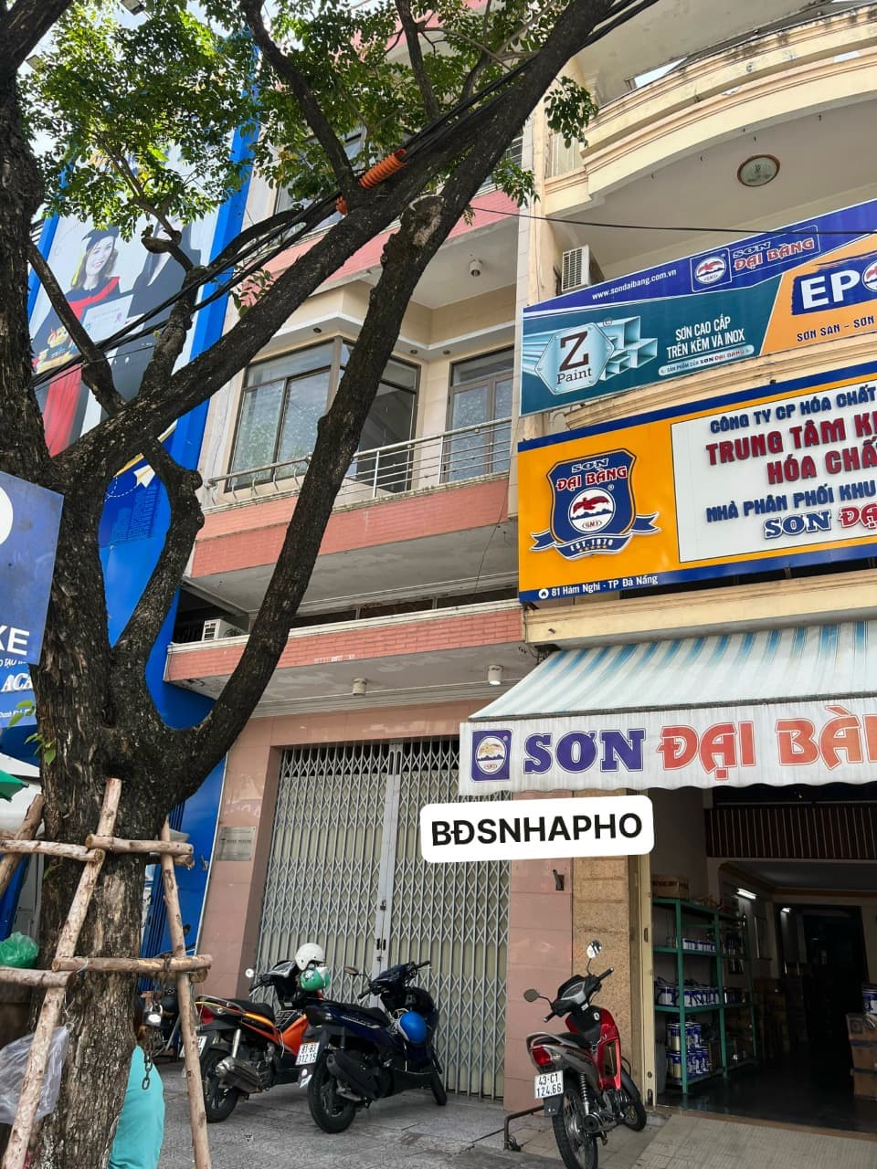 Nhà 4 tầng đường Hàm Nghi, quận Hải Châu, diện tích 81m², phù hợp kinh doanh