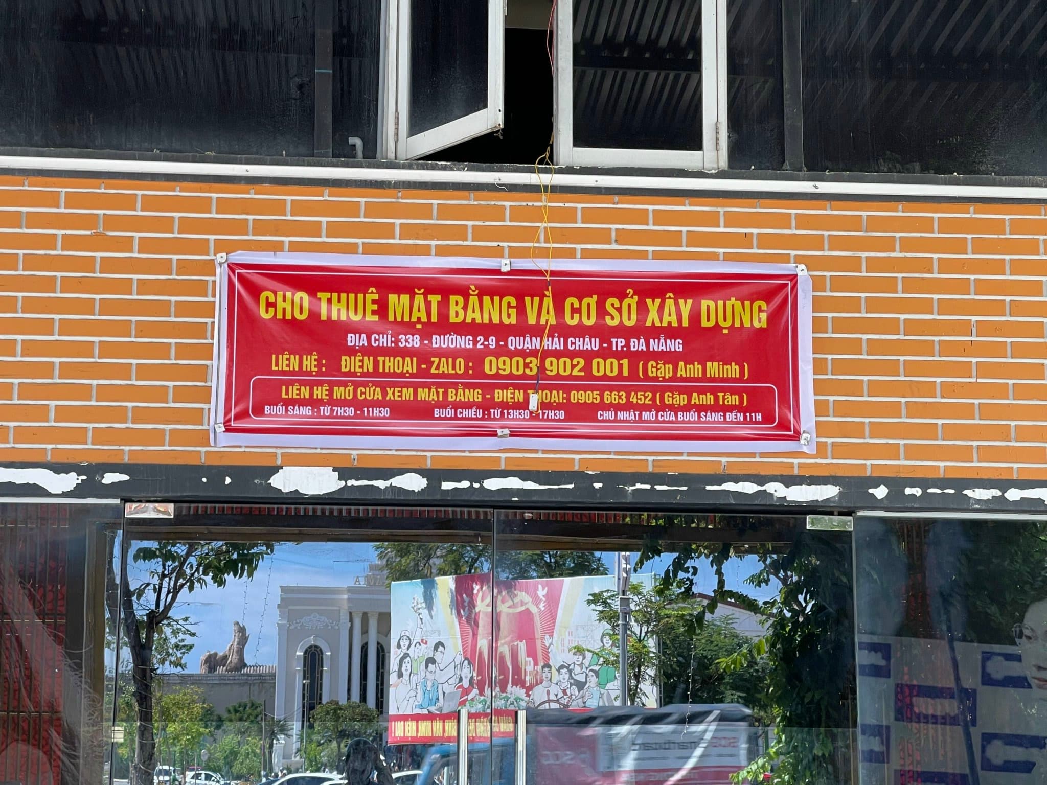 Mặt bằng kinh doanh 800m2 đường 2 tháng 9, quận Hải Châu