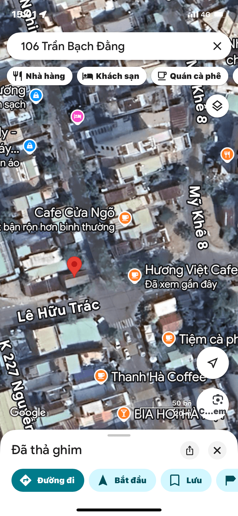 Lô góc đất và nhà 2 tầng tại Trần Bạch Đằng - Lâm Hoành, Sơn Trà