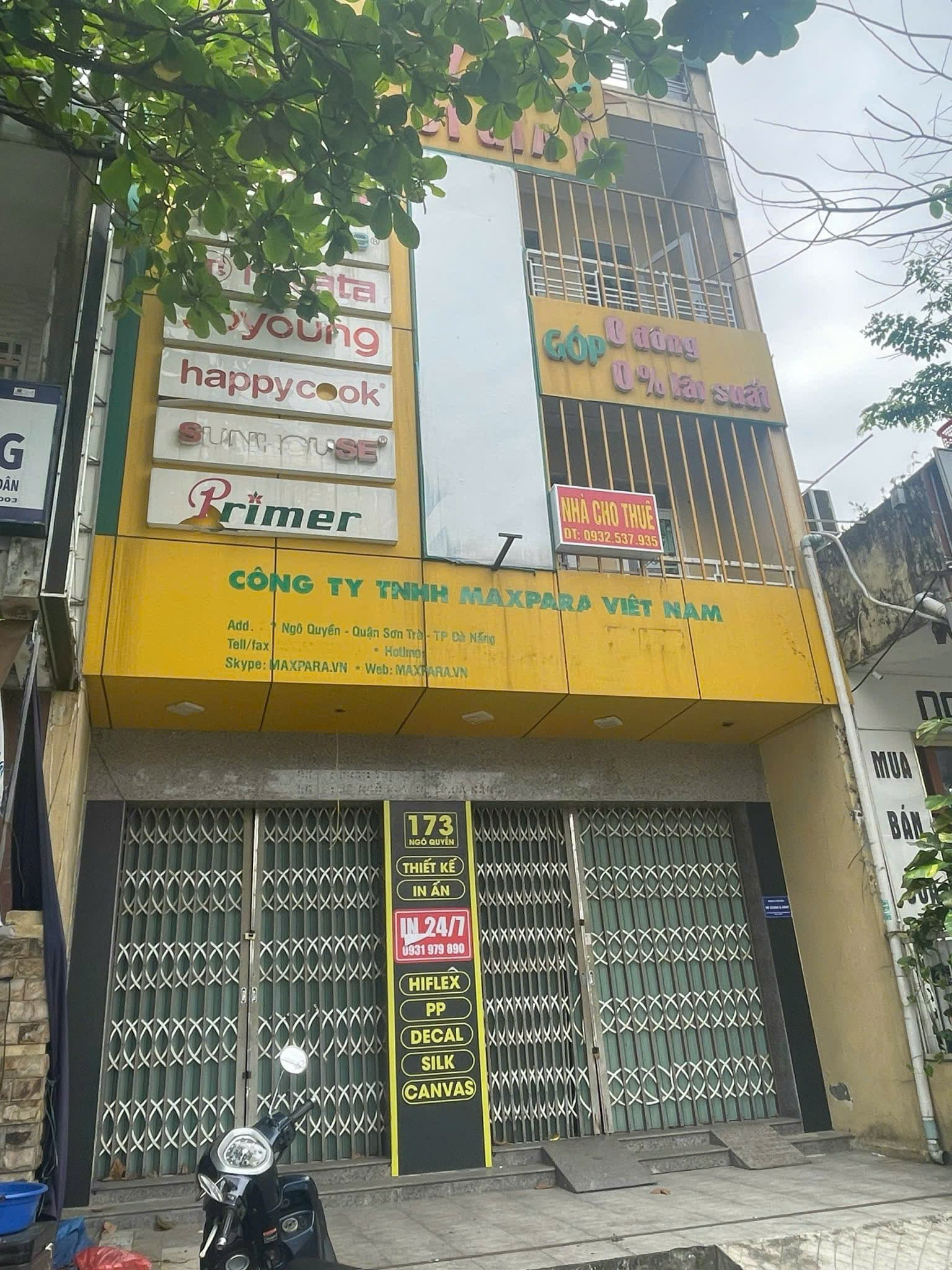 Nhà nguyên căn 3 tầng đường Ngô Quyền, diện tích 105m2, phù hợp ở và kinh doanh
