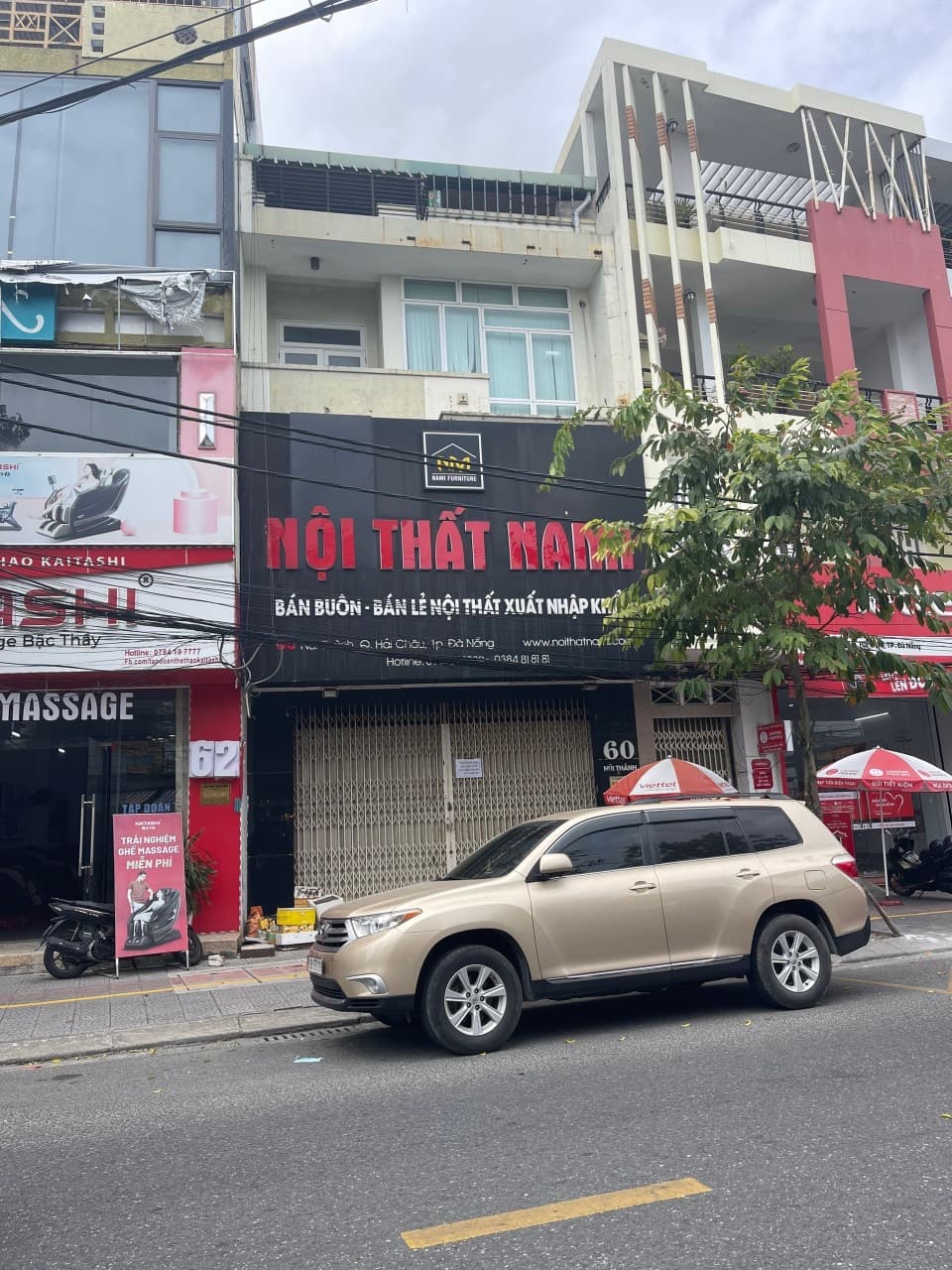 Nhà nguyên căn 3 tầng đường Núi Thành, quận Hải Châu, diện tích 180m2, phù hợp kinh doanh