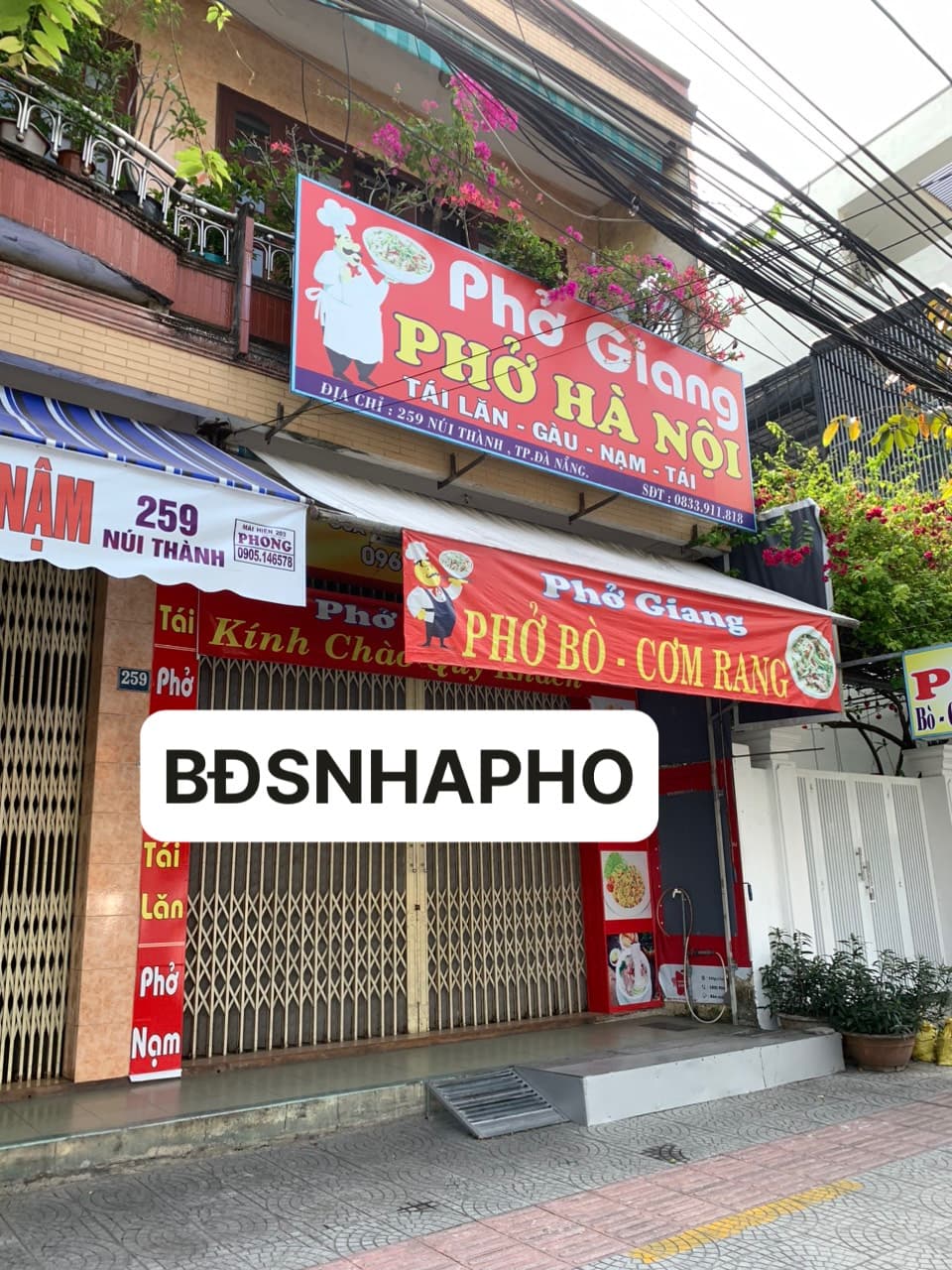 Mặt bằng kinh doanh tầng 1 đường Núi Thành, diện tích 31,5m², phù hợp kinh doanh