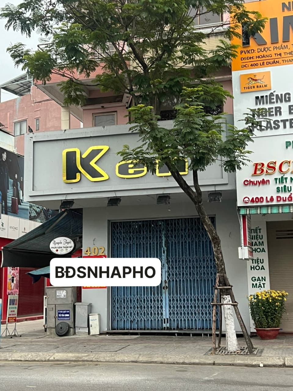 Mặt bằng kinh doanh góc 2 mặt tiền Lê Duẩn, diện tích 50m2 có gác lửng