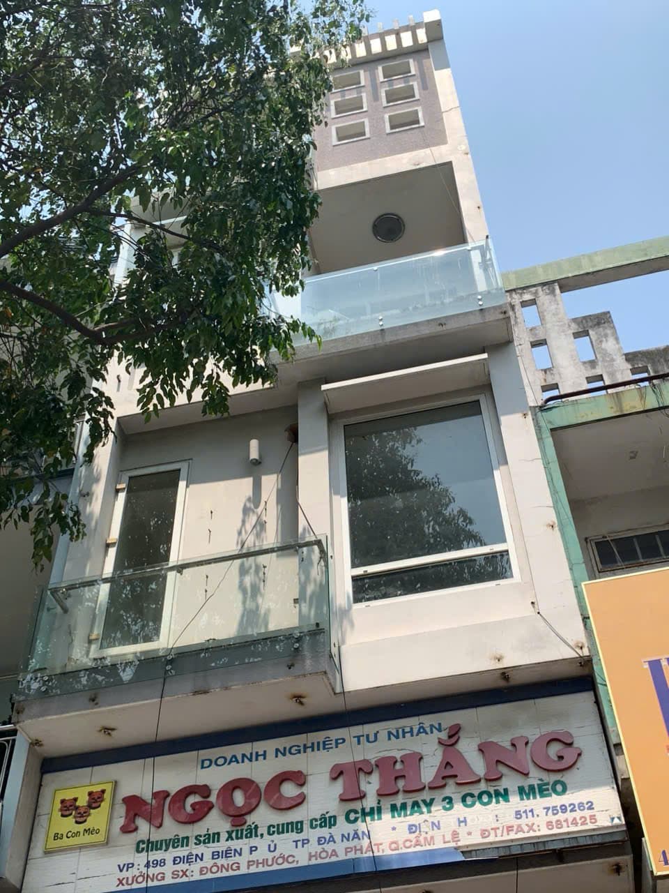 Nhà nguyên căn 3,5 tầng đường Điện Biên Phủ, diện tích 82m2, phù hợp kinh doanh