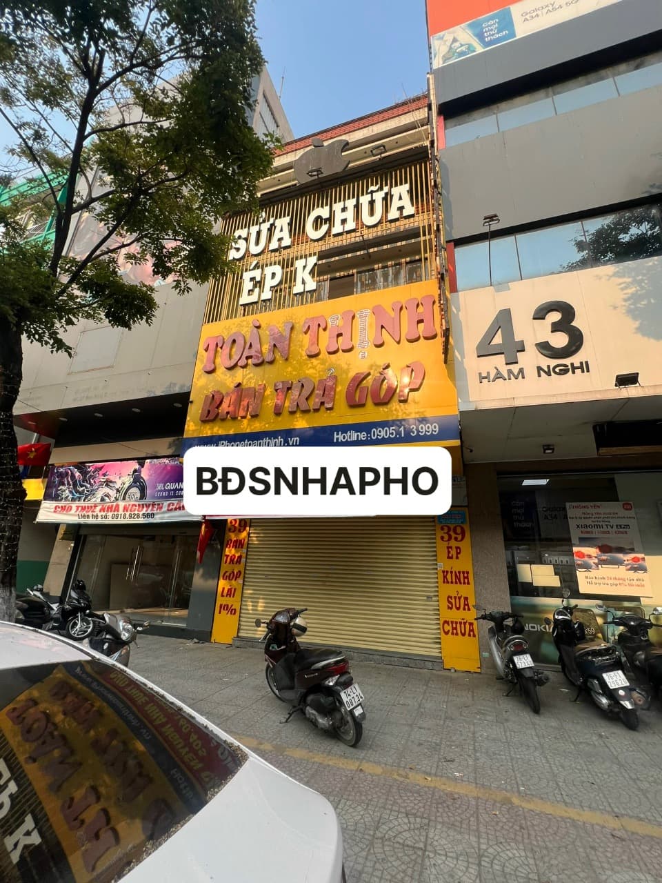 Nhà nguyên căn 3 tầng đường Hàm Nghi, quận Hải Châu, diện tích 50m²