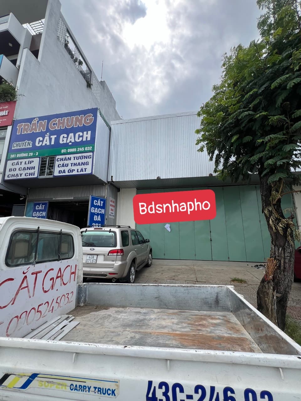 Nhà cấp 4 200m2 đường Võ Chí Công, cho thuê lâu dài