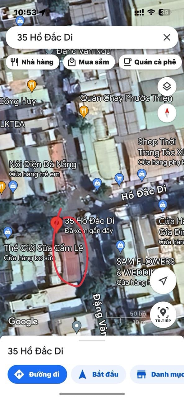 Mặt bằng kinh doanh góc 2 mặt tiền Hồ Đắc Di, diện tích 60m2, phù hợp kinh doanh lâu dài
