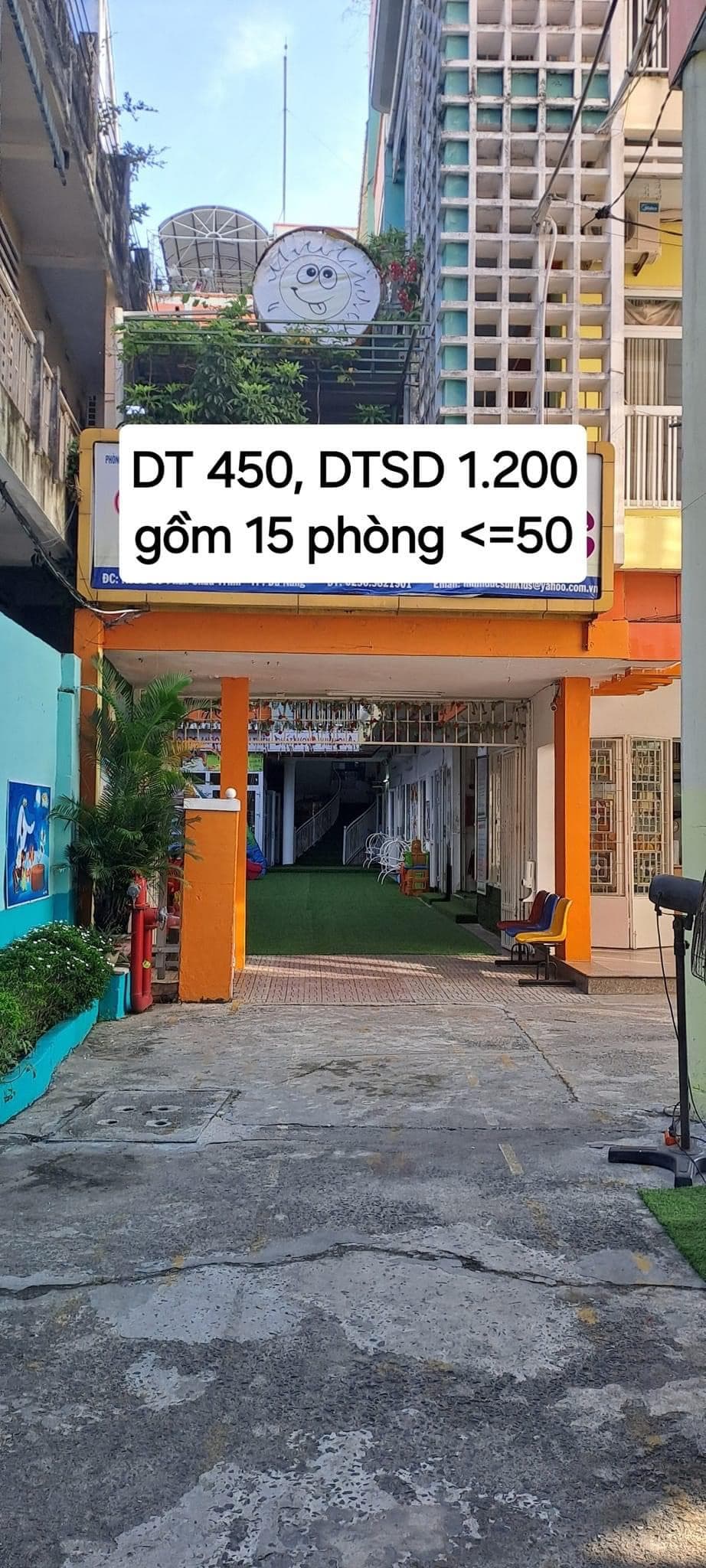 Nhà cho thuê kiệt Phan Châu Trinh, Hải Châu, diện tích 450m², phù hợp làm văn phòng hoặc kinh doanh
