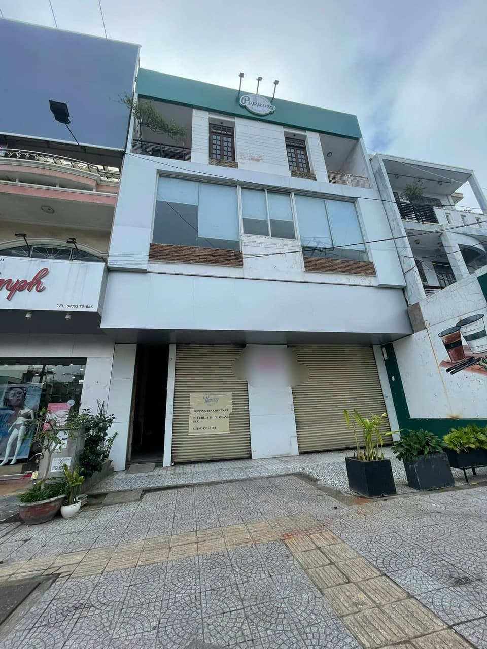 MẶT BẰNG KINH DOANH HOÀNG HOA THÁM NGANG 8M 