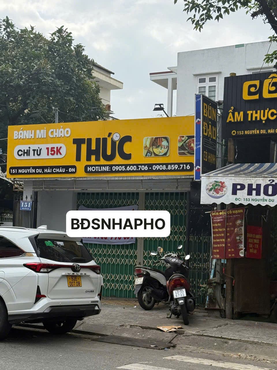 Mặt bằng kinh doanh NGUYỄN DU 45m2 ngang hơn 4m