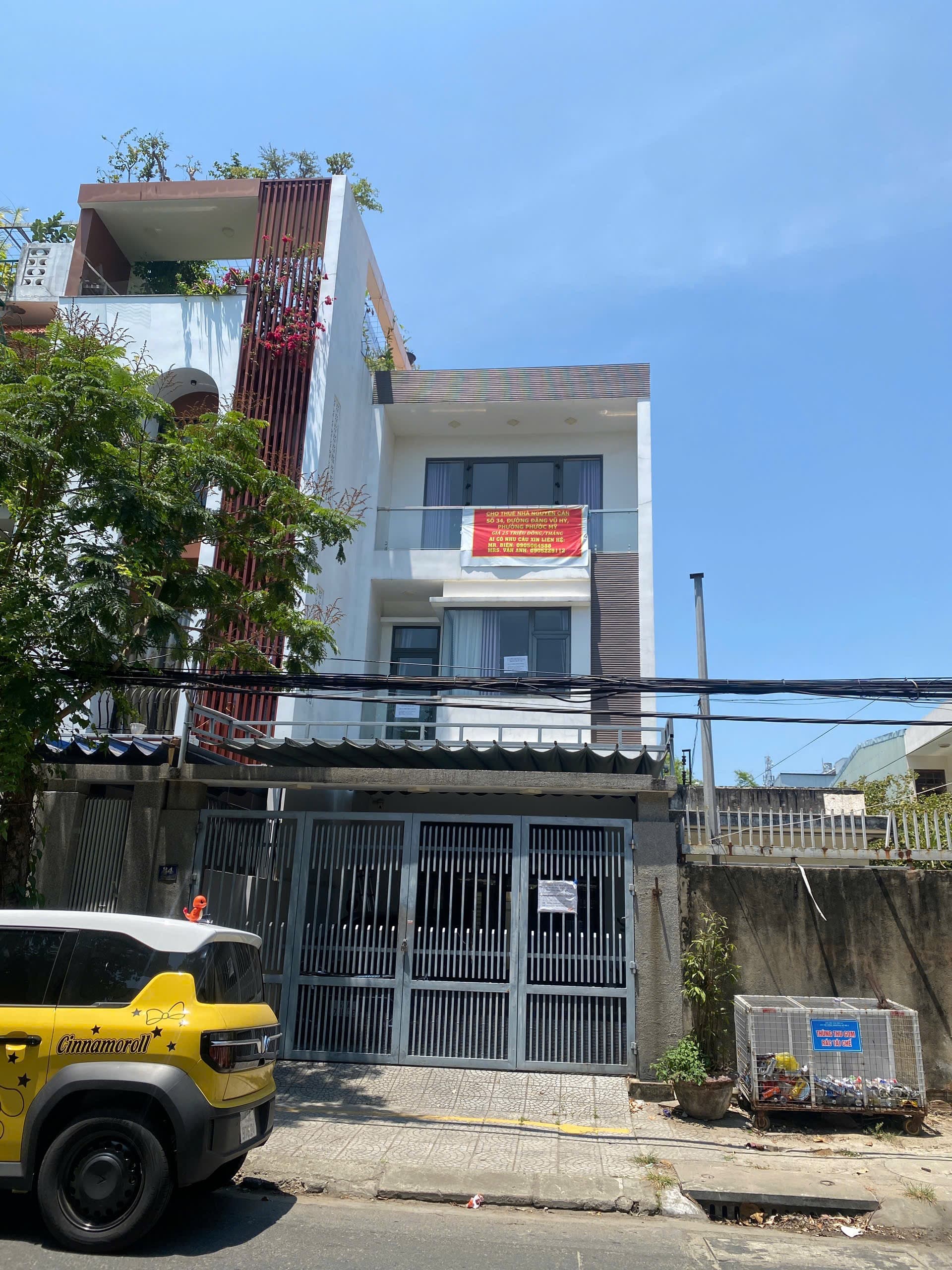 Nhà nguyên căn 3 tầng trống không nội thất diện tích 100m2 tại Đặng Vũ Hỷ