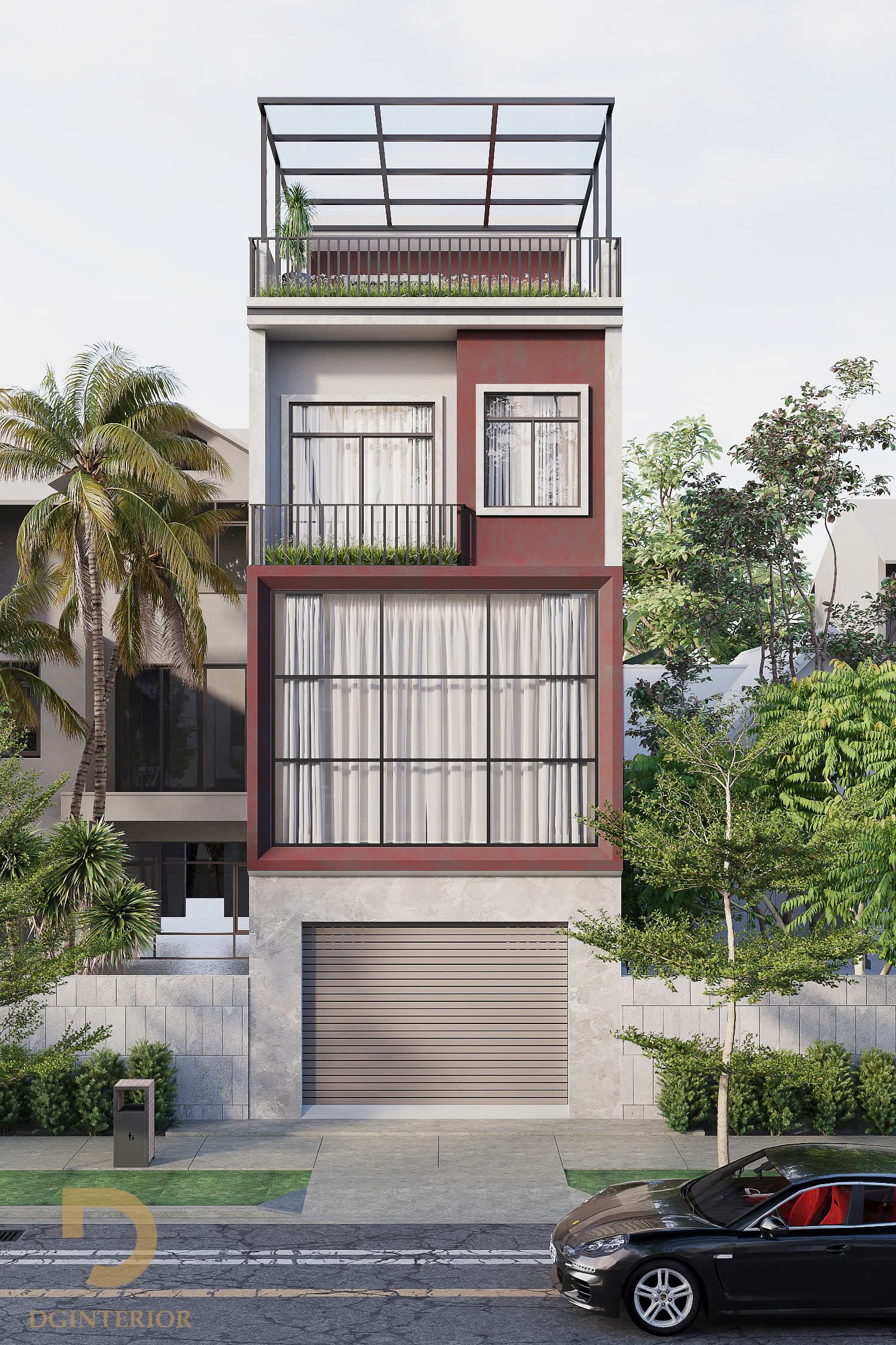 Nhà 4 tầng tại Hồ Nghinh