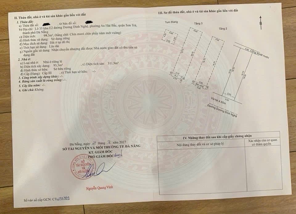 Nhà Nguyên Căn 3 Tầng Dương Đình Nghệ