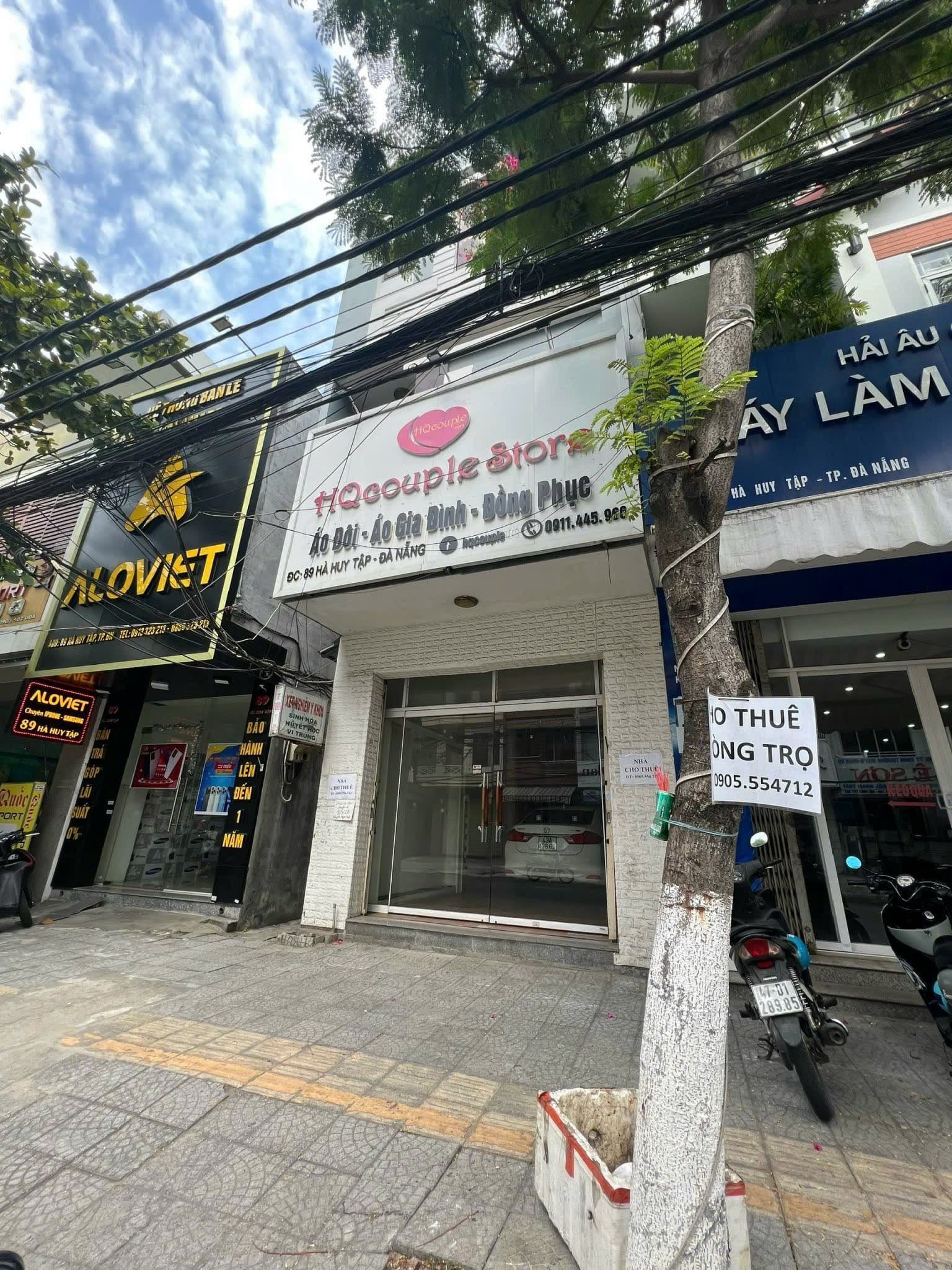 CHO THUÊ TẦNG 1 VÀ 2 ĐƯỜNG HÀ HUY TẬP, LỐI ĐI RIÊNG 