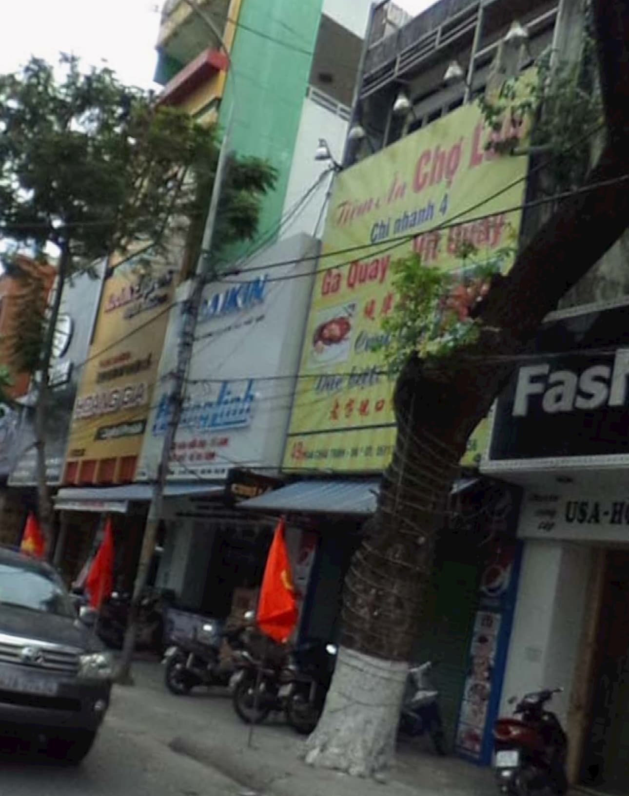 Nhà nguyên căn 4 tầng trống suốt gần kiệt Nguyễn Thái Học, diện tích sử dụng 300m2